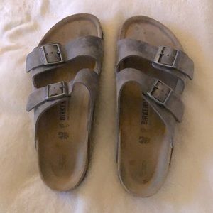 Men’s Arizona Birkenstock sandals.